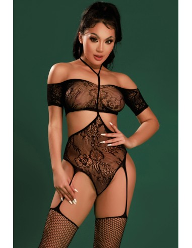 Combinaison sexy noire - J Lingerie